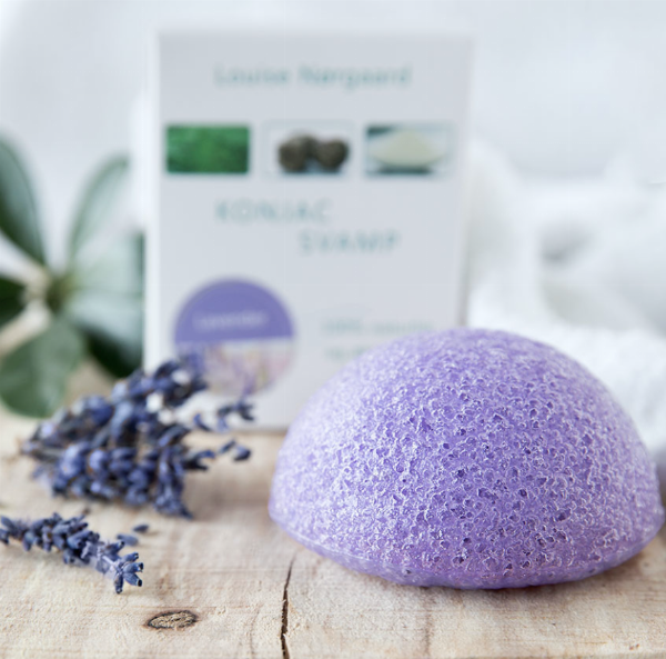 Økologisk Konjac Lavendel Svamp til Skånsom Rensning