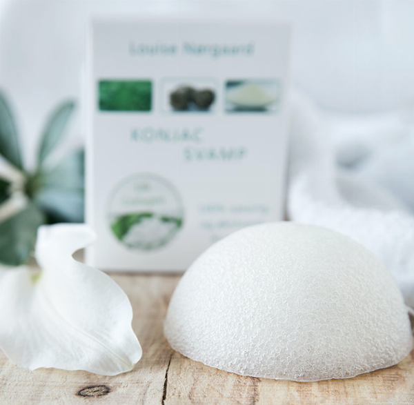 Økologisk Konjac Silke Kollagen Svamp - Skønhed til Alle Hudtyper
