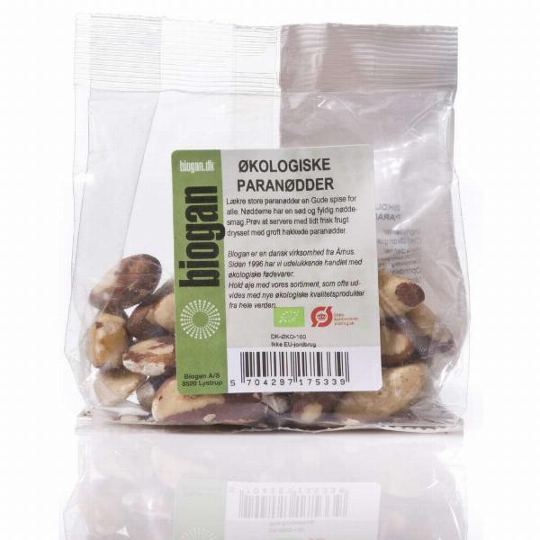 Økologiske Biogan Paranødder - 75 g Nødder til Snacks
