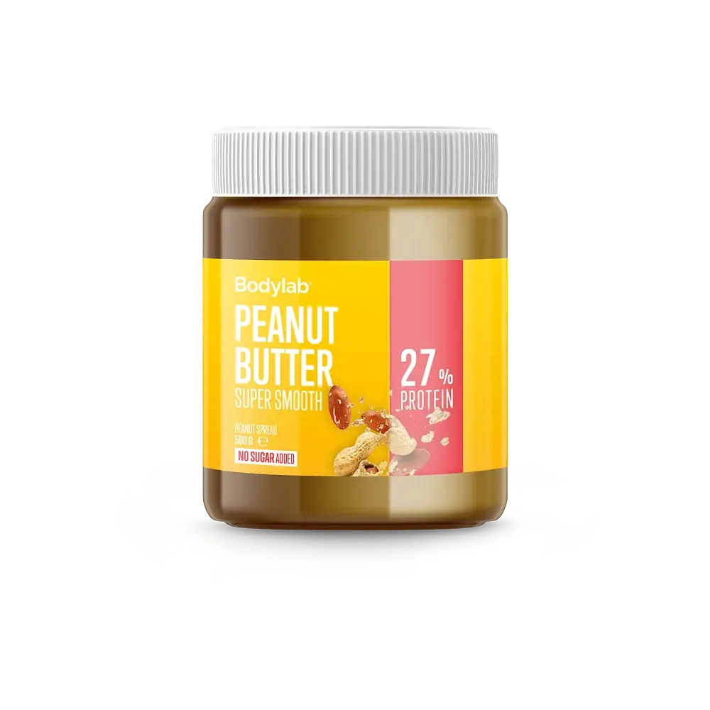 Bodylab Peanutbutter Super Smooth 500g - Naturlig Nydelse