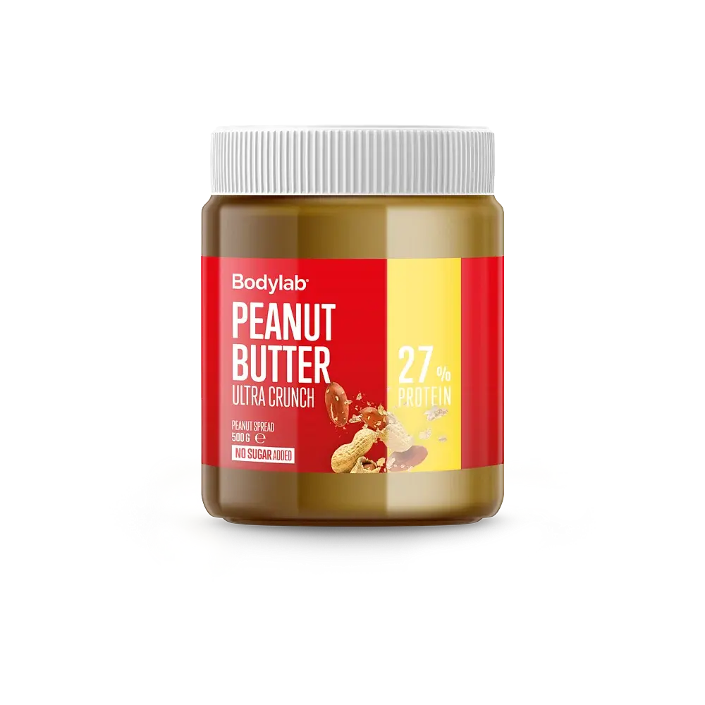 Bodylab Ultra Crunch Peanutbutter 500g - Naturlig Nydelse