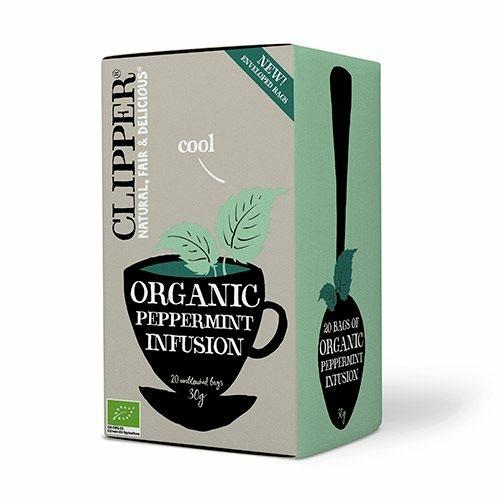 Clipper Pebermynte Te - Økologisk 30g Forfriskende Urte Te