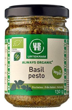 Urtekram Økologisk Grøn Pesto - 130g Kvalitetspasta