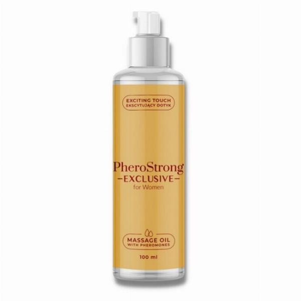 Pherostrong Eksklusiv Massageolie til Kvinder - 100 ml