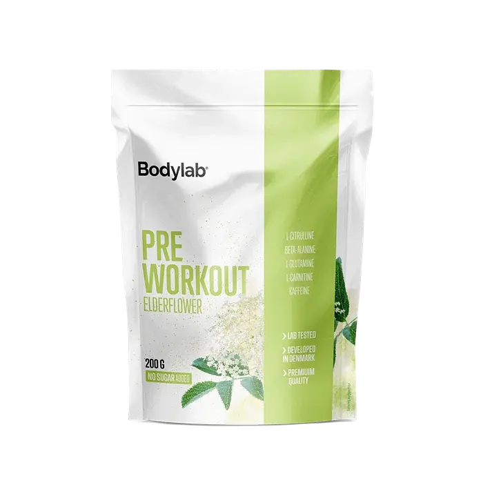 Bodylab Pre Workout med Hyldeblomst - 200g