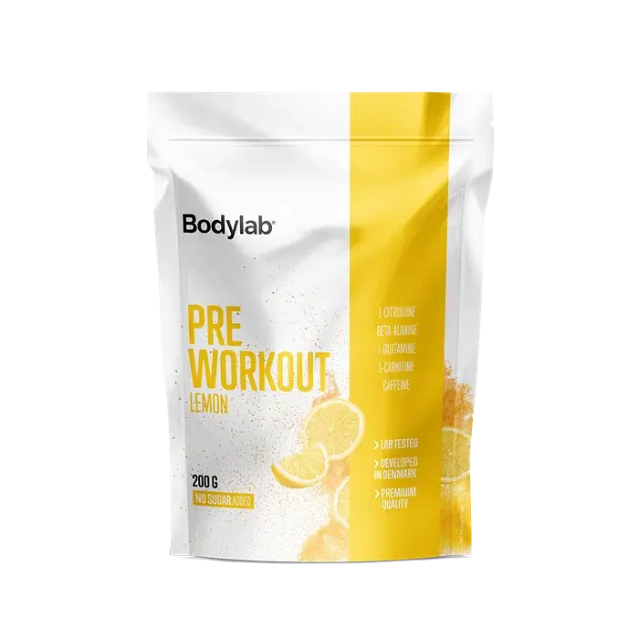 Bodylab Pre Workout Lemon 200g - Maksimal Energi!