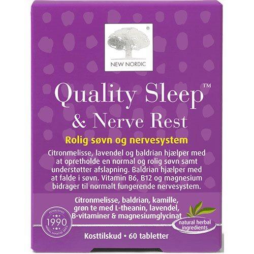 New Nordic Kvalitetssøvn Nerve Rest 60 tabletter