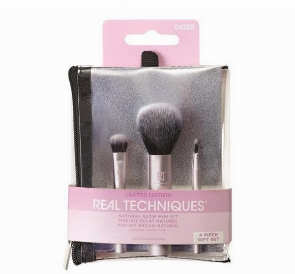 Real Techniques Mini Makeup Penselsæt til Naturlig Glød