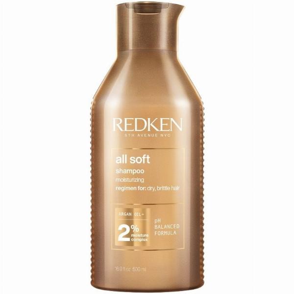 Redken All Soft Shampoo 500ml - Intensiv fugt til dit hår