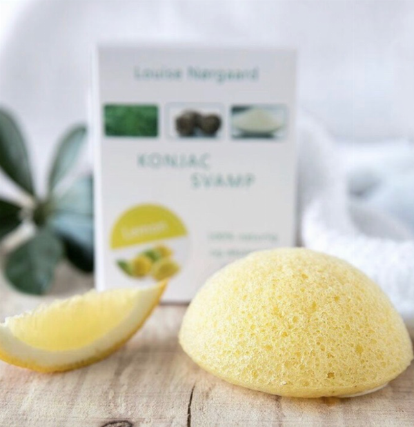 Økologisk Konjac Svamp med Citron - Naturlig Skønhed