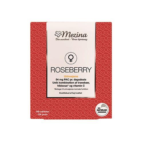 Mezina Roseberry 180 Tabletter - Kosttilskud til Skønhed