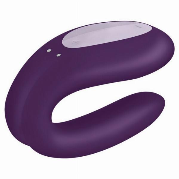 Satisfyer Double Joy Vibrator i Violet - Intimprodukter