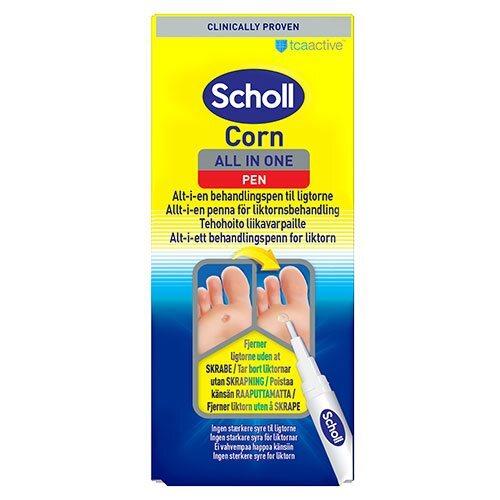 Scholl All In One Pen til effektiv fjernelse af ligtorne
