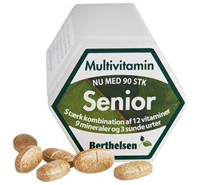 Berthelsen Senior Multivitamin 90 Tabletter - Vegansk Sundhed