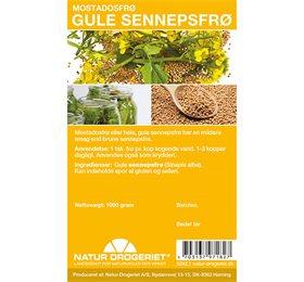 Gule Sennepsfrø Hel 1000 G - Perfekt til Madlavning