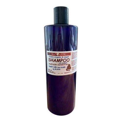 Macurth Shampoo med Sandeltræ 500ml - Økologisk Pleje