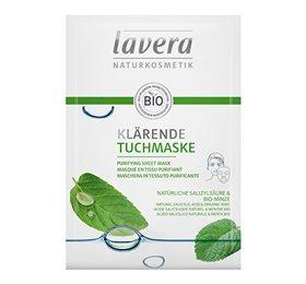 Lavera Rensende Ansigtsmaske med Mynte - 1 stk