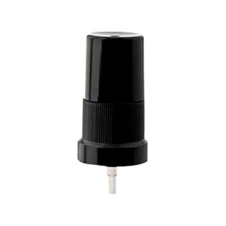 Sort Låg med Spray og Hætte til Flasker - Hurtig Levering!