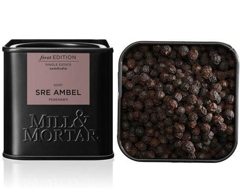 Sort Peber Sre Ambel 50g - Krydderi fra Mill & Mortar
