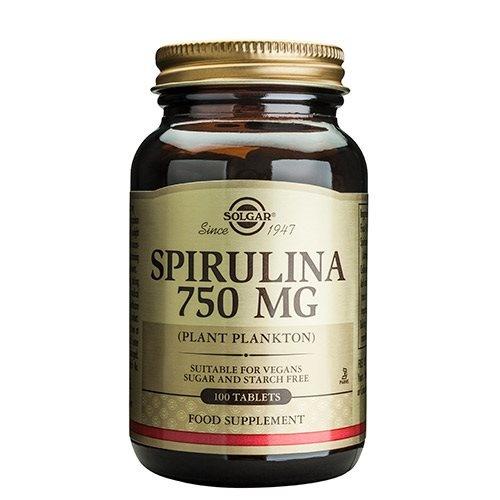 Solgar Spirulina Kosttilskud - 80 Tabletter 92g