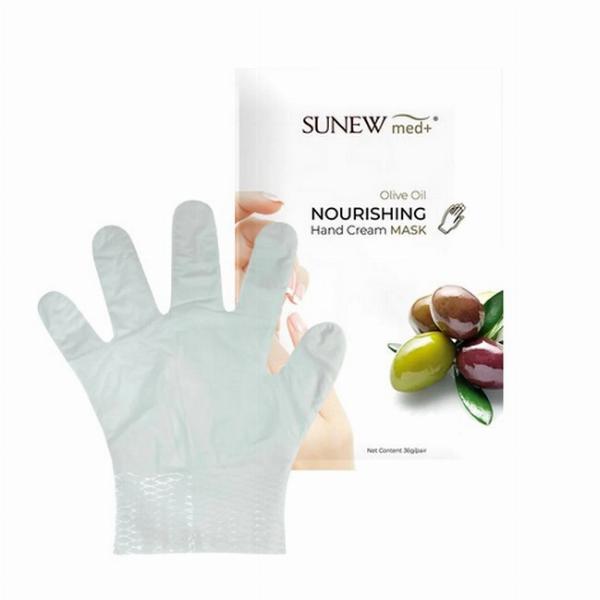 Sunew Med Håndcreme Maske med Nærende Olivenolie - 1 Par