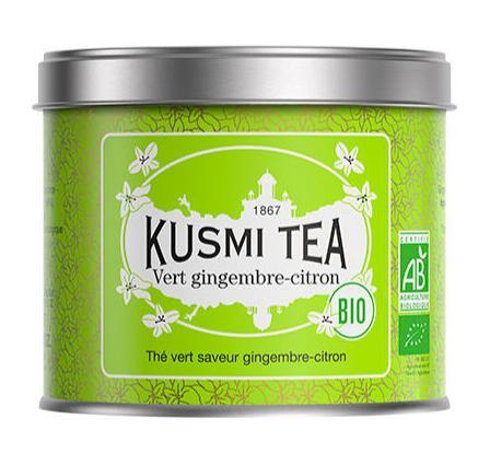 Kusmi Grøn Te med Citron og Ingefær - 100g