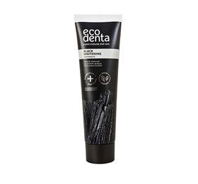 Ecodenta Tandpasta med Sort Kul Uden Fluor - 100 ml