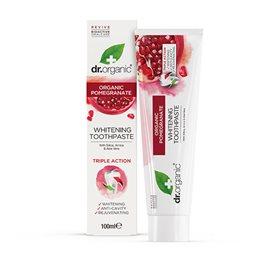 Dr Organic Granatæble Tandpasta 100 Ml - Økologisk Pleje