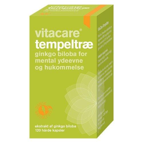Vitacare Tempeltræ Kosttilskud med Ginkgo Biloba 120 Kap