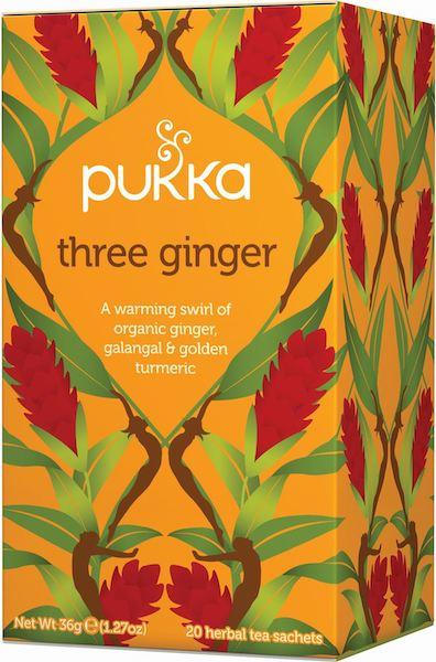 Pukka Three Ginger Te - 20 Breve til Krydret Nydelse