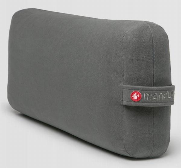 Manduka Enlight Rektangulær Yogapude Thunder - Komfortabel støtte