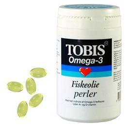 Tobis Omega-3 Fiskeolie Perler - 200 kapsler