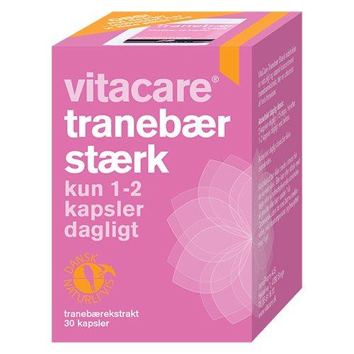 Vitacare Tranebær Stærk - 30 Kapsler til Sundhed