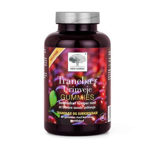 New Nordic Tranebær Urinveje Gummies - Vegansk Skønhedsgummi