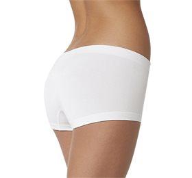 Boody Boyleg Shorts i Hvid - Komfortabelt Undertøj