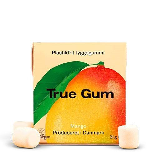 True Gum Tyggegummi med Mango 21g - Nyhed!