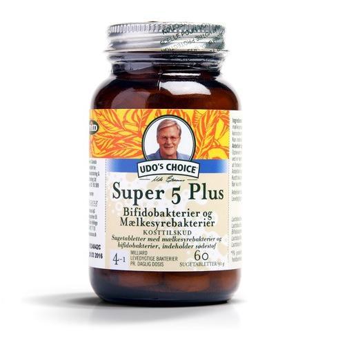 Udo's Choice Super 5 Plus Probiotika - 60 tabletter