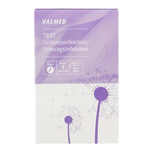 Valmed Urinvejsinfektionstest - 3 stk til hjemmebrug