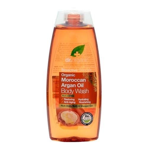 Dr. Organic Argan Bade- og Brusegel 250ml - Styrk din hud!
