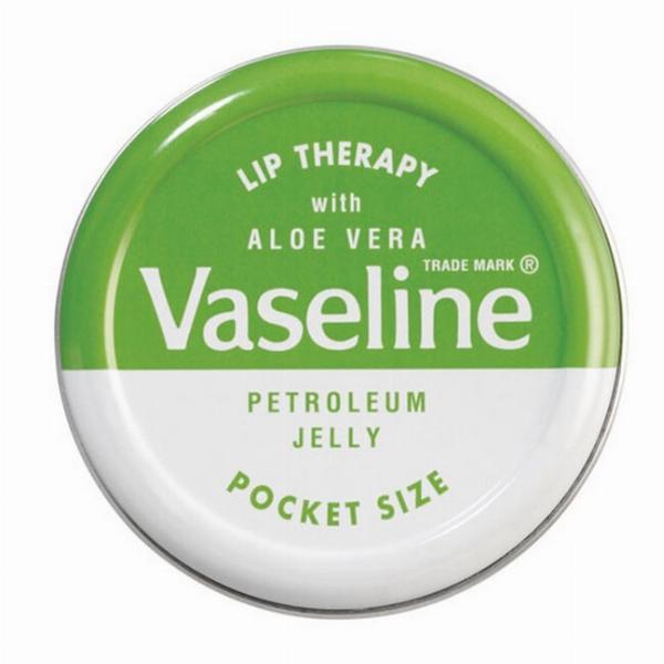 Vaseline Original Læbepomade med Aloe Vera, Lommestørrelse