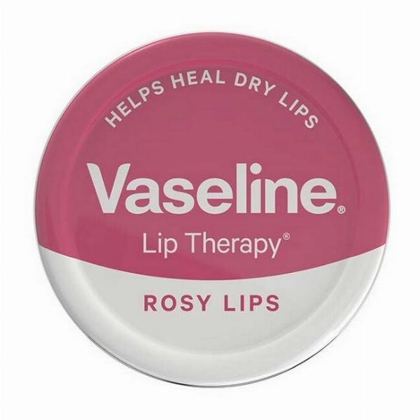 Vaseline Original Læbepomade Rose - Lommestørrelse 20g