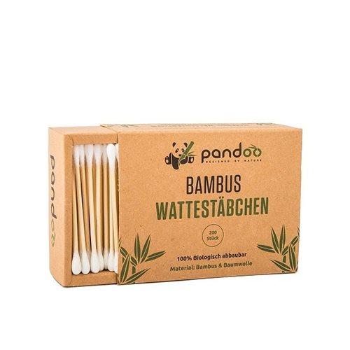 Bambus og Bomulds Vatpinde - 200 stk. Økologisk Pleje