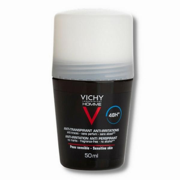 Vichy Homme Antiperspirant Roll-On 48H - 50 Ml