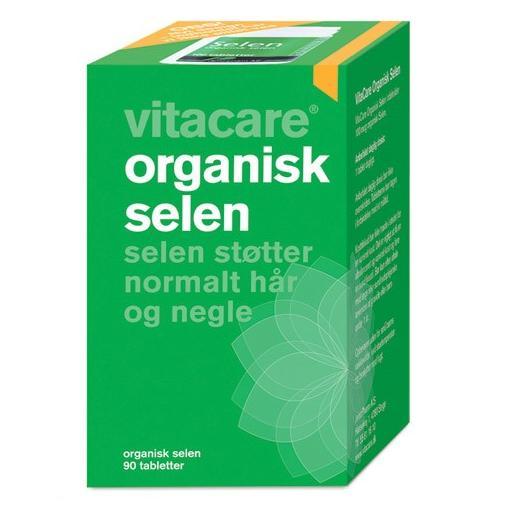 Vitacare Organisk Selen 90 tabletter - Skønhedstilskud