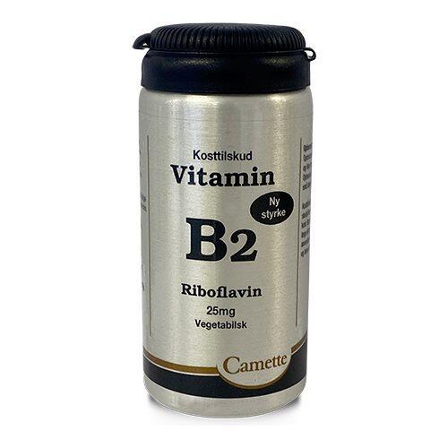Camette Vitamin B2 90 tabletter – Skønhedstilskud