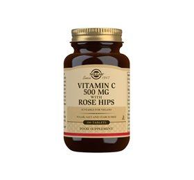Solgar C-Vitamin 500 mg med Hyben - 100 Tabletter