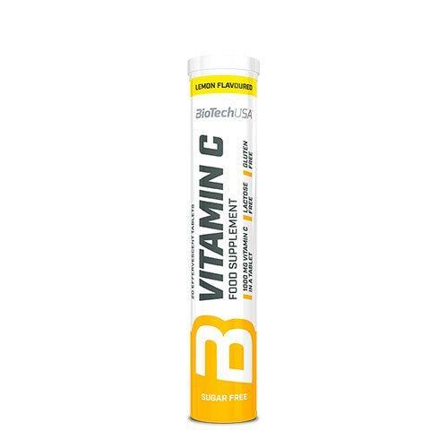 Biotech Vitamin C Brusetabletter - 20 stk. til Immunforsvar