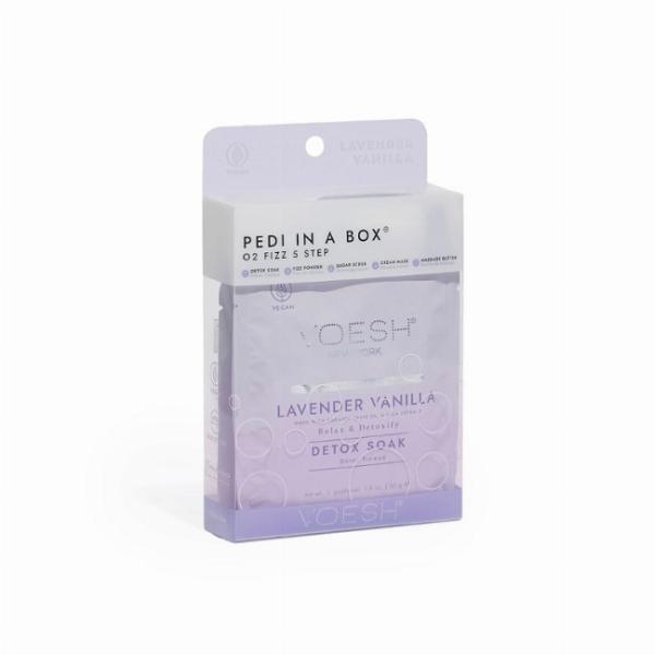 Voesh Pedi i en Boks O2 Fizz Lavendel Vanilje