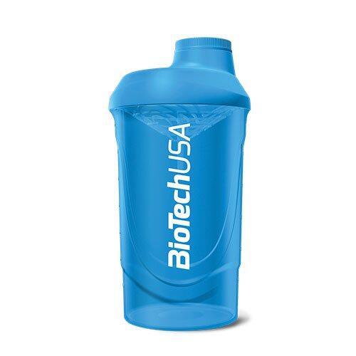 Biotech Wave Shaker Blå 600 Ml - Perfekt til Proteinmix