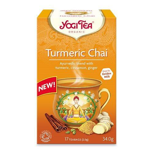 Yogi Tea Gurkemeje Chai - Økologisk Te 17 Breve